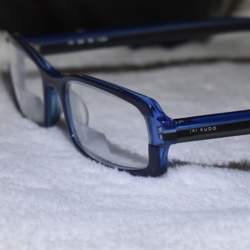 Cobalt Blue Agate Jai Kudo RX Glasses